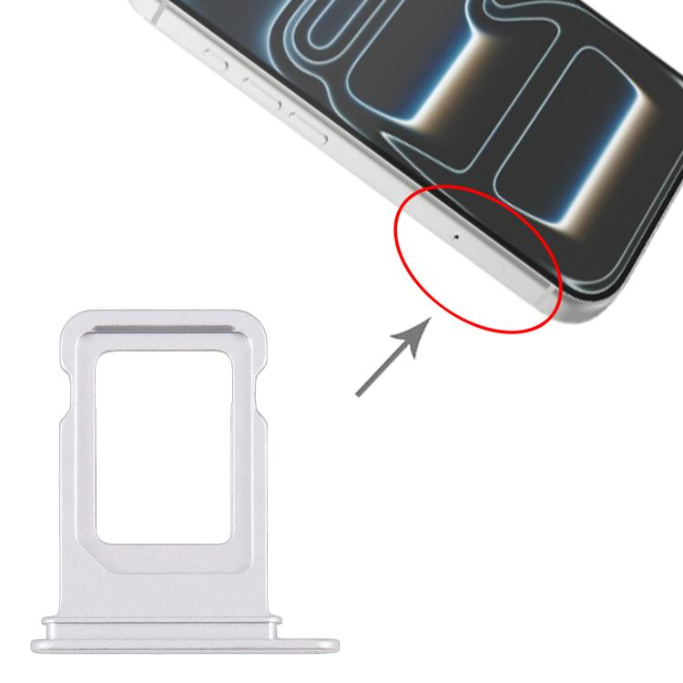 iPhone 17 Pro / 17 Pro Max SIM Card Tray Replacement (White) - Perfect Fit, Quality Checked