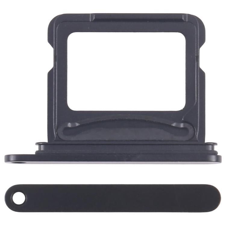 iPhone 17 SIM Card Tray Replacement (Black) - For Broken SIM/Tray Fix, Professional Installation Recommended