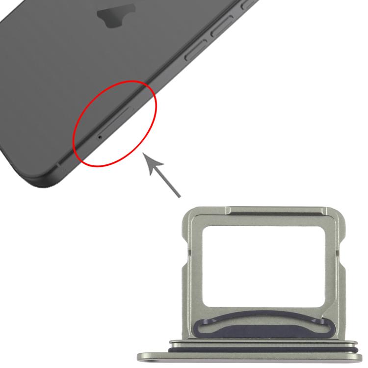 iPhone 17 SIM Card Tray Replacement (Green) - Compatible, Professional Installation Recommended