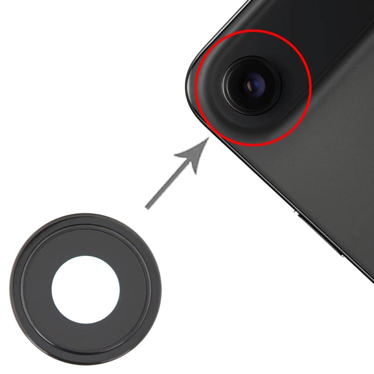 Black Rear Camera Lens Cover Replacement for iPhone Air - Professional Installation Recommended