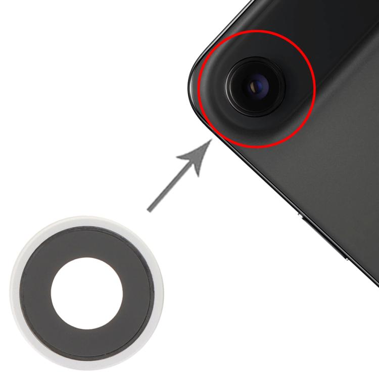 iPhone Air Rear Camera Lens Cover Replacement (Silver) - Perfect Fit, Professional Installation Recommended
