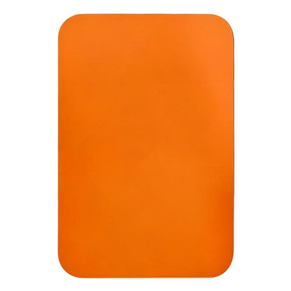 iPhone 17 Pro Replacement Glass Back Cover with MagSafe Magnet & Camera Lens Cover (Orange)