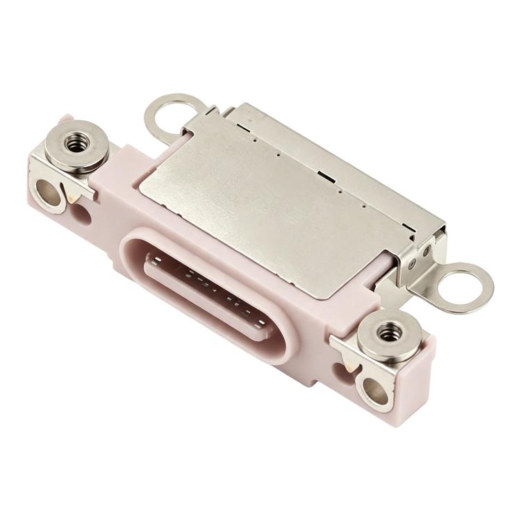 Pink Charging Port Connector Replacement for iPhone 17e - Professional Installation Recommended