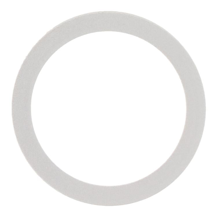 iPhone 17e Rear Camera Glass Lens Protector Hoop Ring - Metal Replacement (White)