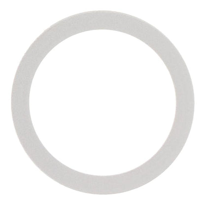 iPhone 17e Rear Camera Glass Lens Protector Hoop Ring - Metal Replacement (White)