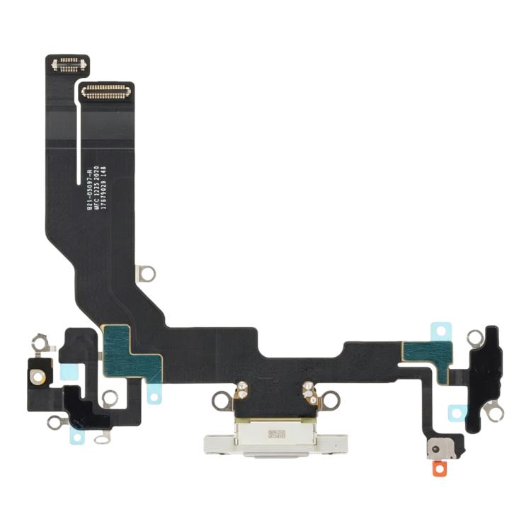iPhone 17e Replacement Charging Port Flex Cable (White) - Compatible, Fully Tested, Easy Installation