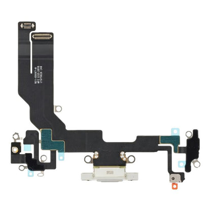iPhone 17e Replacement Charging Port Flex Cable (White) - Compatible, Fully Tested, Easy Installation