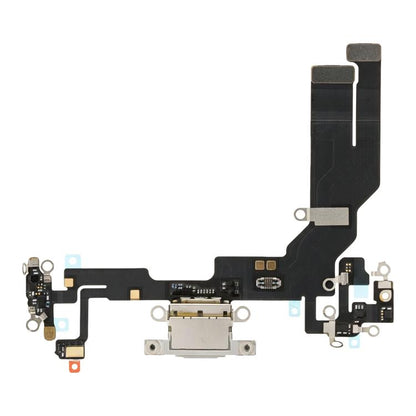 iPhone 17e Replacement Charging Port Flex Cable (White) - Compatible, Fully Tested, Easy Installation