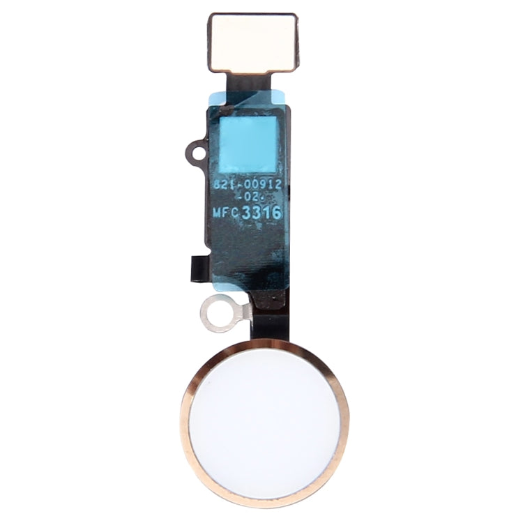 Gold Home Button for iPhone 7 Plus - High Quality Replacement (No Fingerprint/Touch ID Function)
