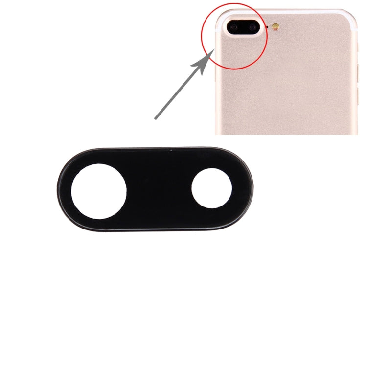 iPhone 7 Plus Back Camera Lens Cover Replacement - Black, Perfect Fit, Easy Installation
