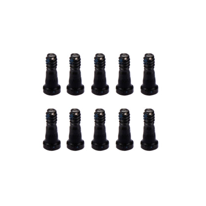 High-Quality 10 PCS Charging Port Screws for iPhone 7 & 7 Plus (Black) - Repair Parts