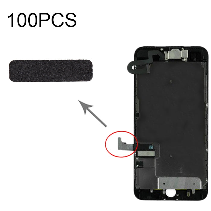 100 PCS Cotton Pads for iPhone 7 Plus Touch Flex Cable - Replacement Parts, Fully Compatible and Checked