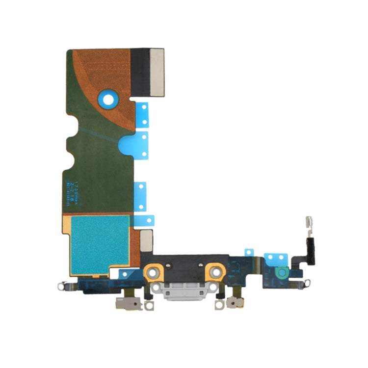 High-Quality Charging Port Flex Cable Replacement for iPhone 8 (Silver) - Compatible & Tested