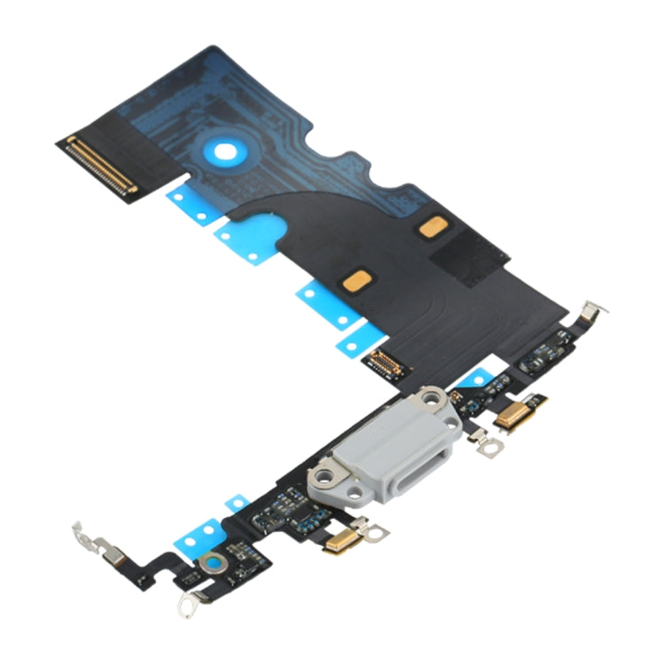 High-Quality Charging Port Flex Cable Replacement for iPhone 8 (Silver) - Compatible & Tested