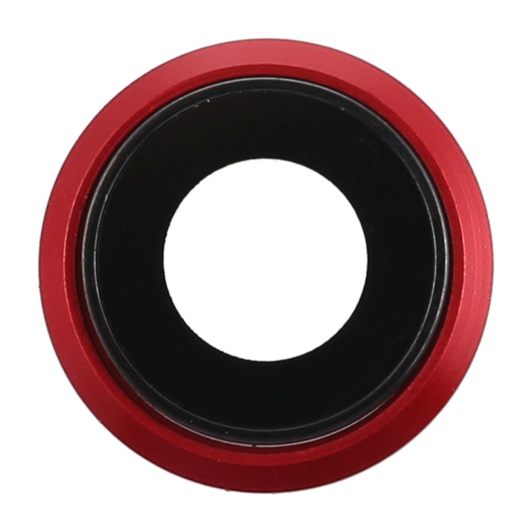 iPhone 8 Back Camera Bezel & Lens Cover Replacement (Red) - Quality Checked, Professional Installation Recommended