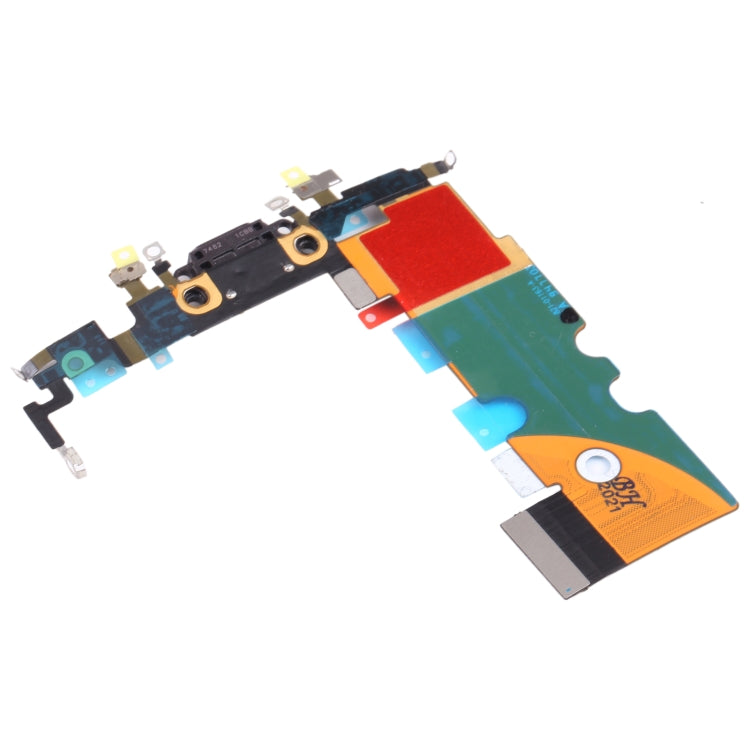 iPhone 8 Charging Port Flex Cable Replacement (Black) - Original Ribbon, Fully Tested for Compatibility