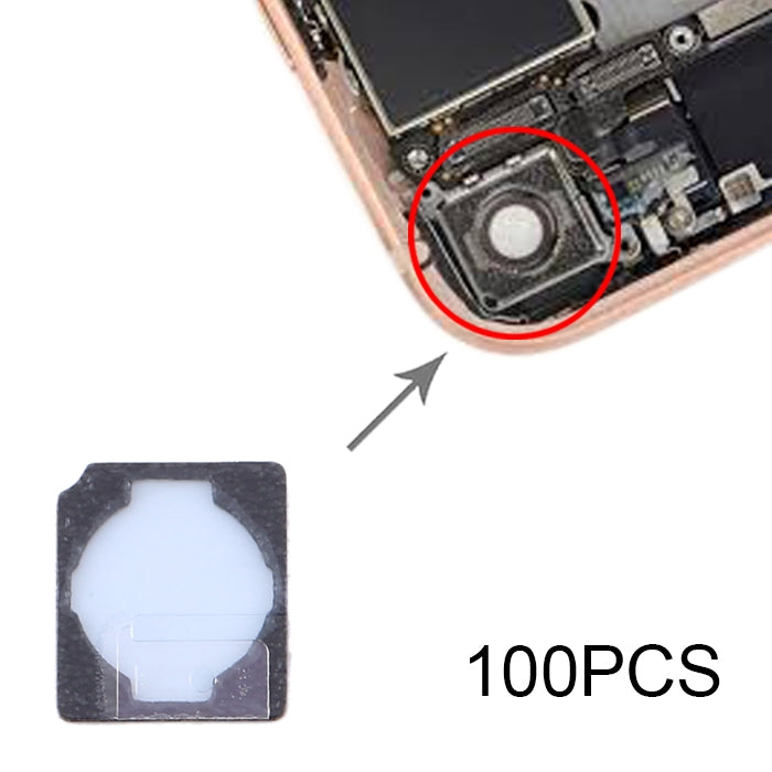 100 PCS Back Camera Sponge Foam Pads for iPhone 8 - Shockproof Replacement Parts, High Quality, Professional Installation Recommended