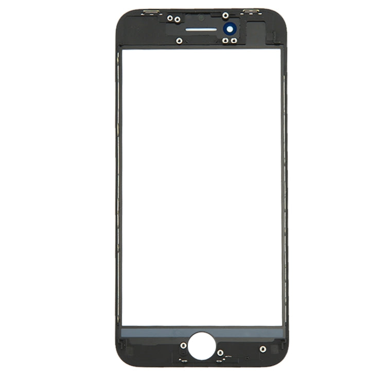 iPhone 8 Front Outer Glass Lens & LCD Bezel Frame Replacement (Black) - Perfect Fit & Tested Quality