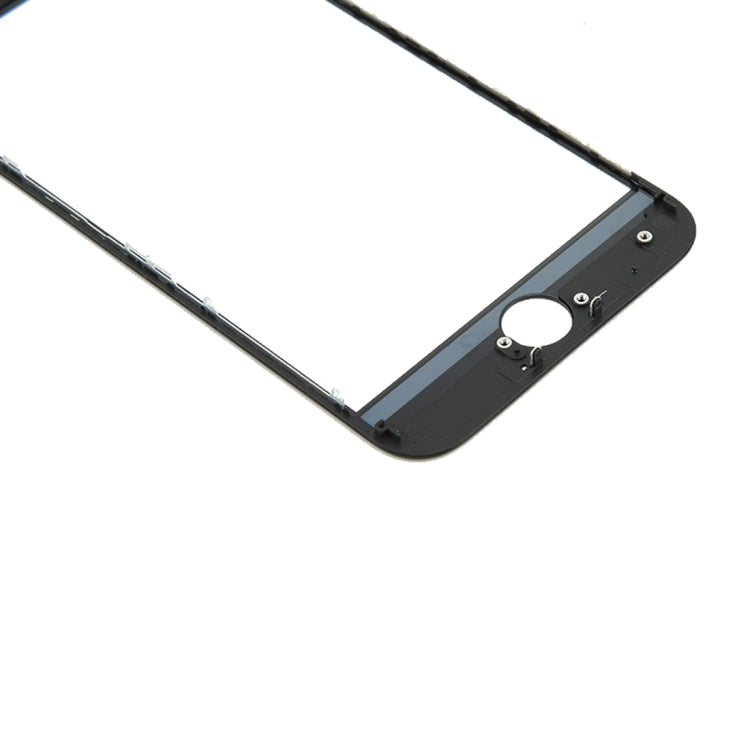 iPhone 8 Front Outer Glass Lens & LCD Bezel Frame Replacement (Black) - Perfect Fit & Tested Quality