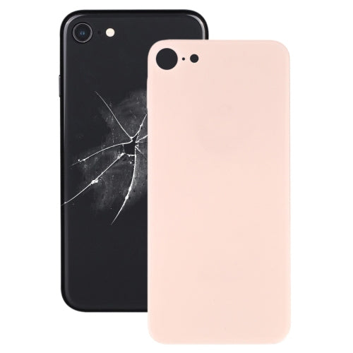 iPhone 8 Replacement Back Battery Cover Glass with Big Camera Hole & Adhesive (Gold) - Professional Installation Recommended