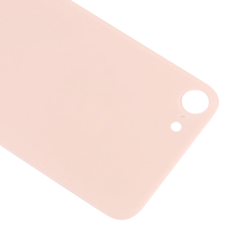 iPhone 8 Replacement Back Battery Cover Glass with Big Camera Hole & Adhesive (Gold) - Professional Installation Recommended