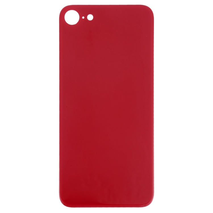 Easy Replacement Glass Back Battery Cover with Adhesive for iPhone 8 (Red) - High-Quality Repair Part