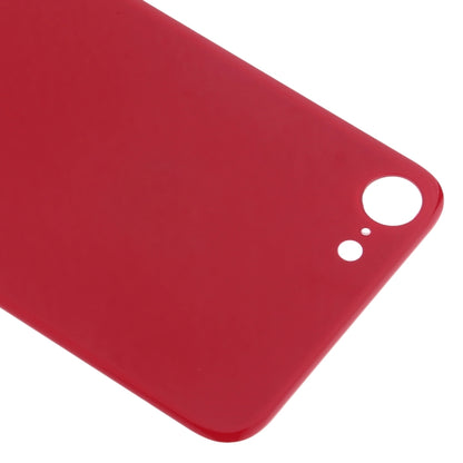 Easy Replacement Glass Back Battery Cover with Adhesive for iPhone 8 (Red) - High-Quality Repair Part