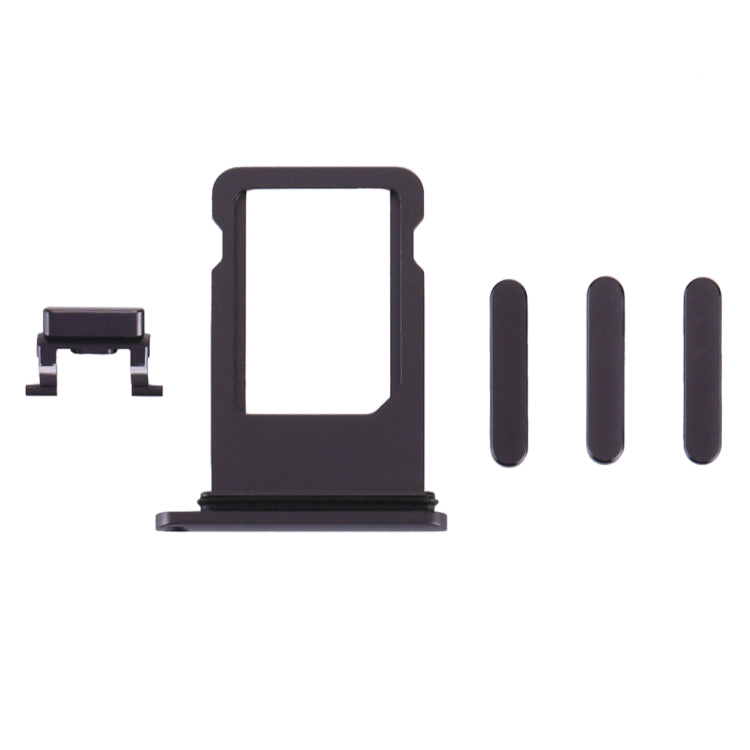 iPhone 8 Card Tray, Volume Control Key, Power Button & Mute Switch Vibrator Key Replacement (Grey)