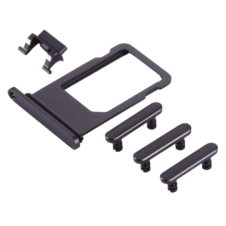 iPhone 8 Card Tray, Volume Control Key, Power Button & Mute Switch Vibrator Key Replacement (Grey)