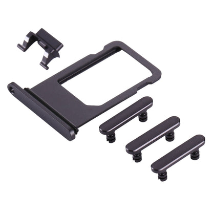 iPhone 8 Card Tray, Volume Control Key, Power Button & Mute Switch Vibrator Key Replacement (Grey)