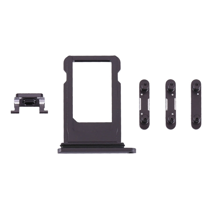 iPhone 8 Card Tray, Volume Control Key, Power Button & Mute Switch Vibrator Key Replacement (Grey)