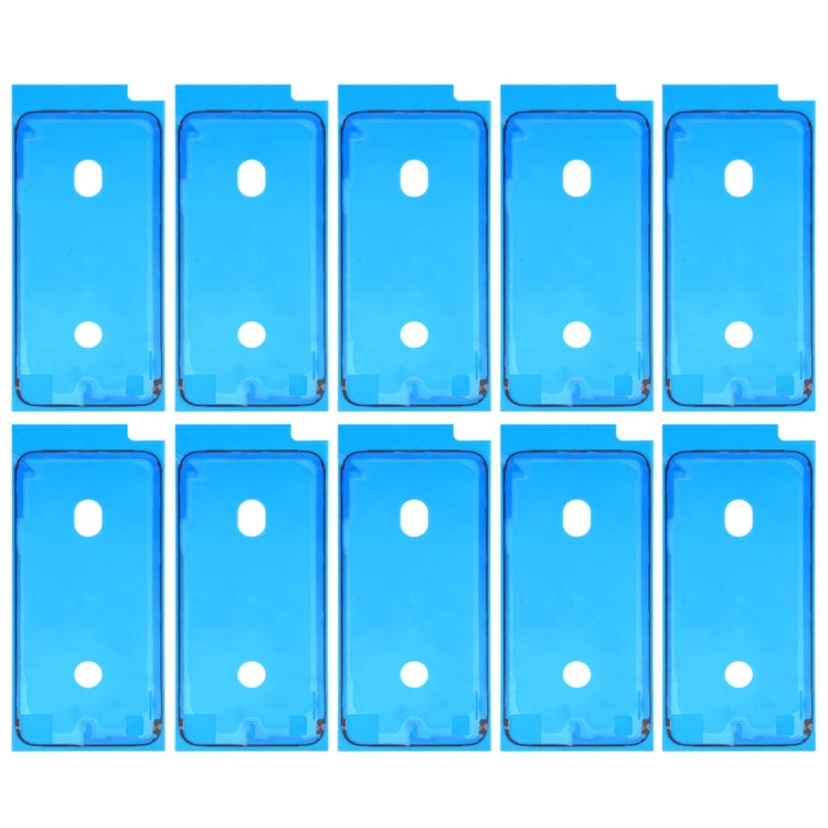 10 Pack Waterproof Adhesive Stickers for iPhone 8 LCD Frame Bezel Replacement (Black)