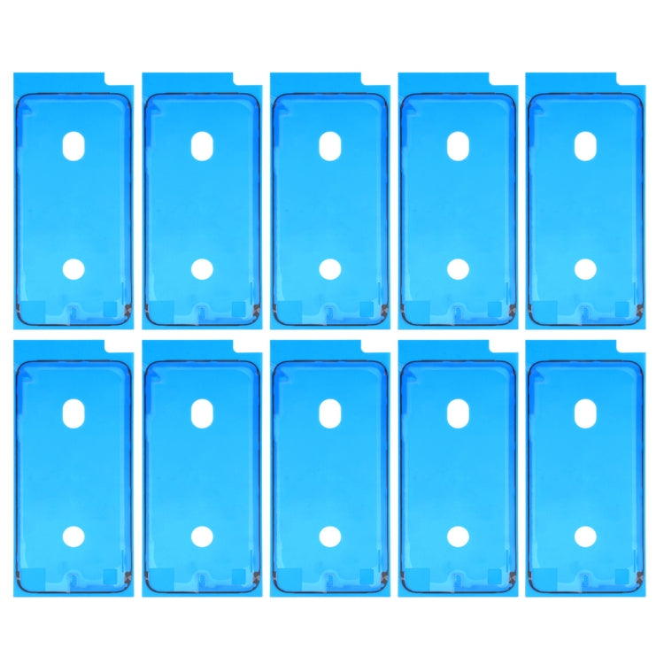 10 Pack Waterproof Adhesive Stickers for iPhone 8 LCD Frame Bezel Replacement (Black)