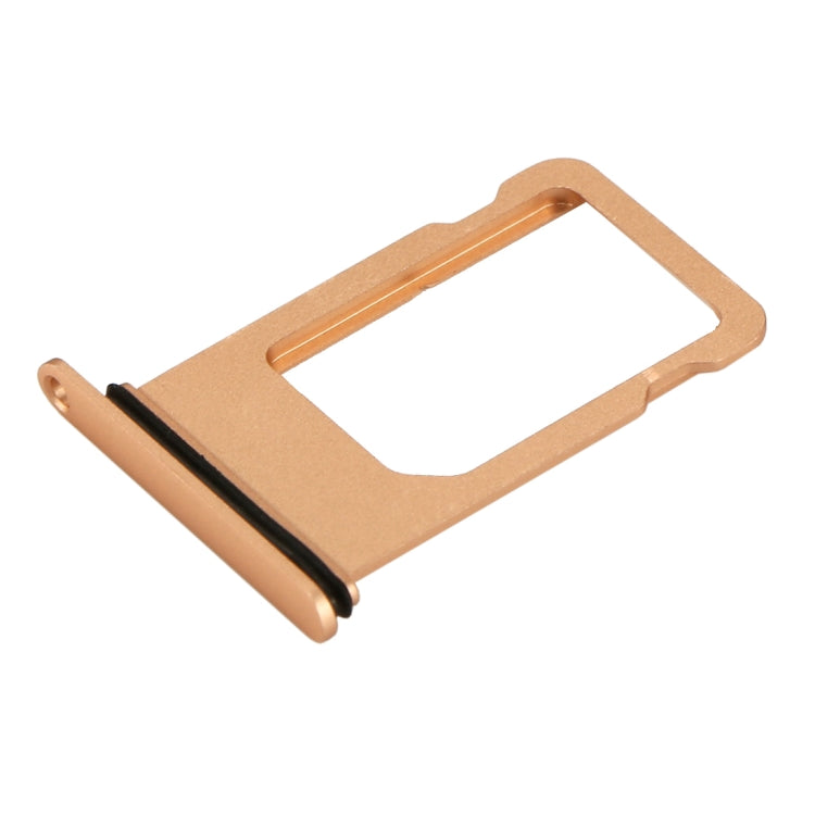 High-Quality Gold Card Tray for iPhone 8 - Replacement Part, Professional Installation Recommended