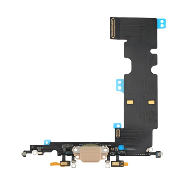 iPhone 8 Plus Charging Port Flex Cable Replacement (Gold) - Compatible, Fully Tested, Installation Required