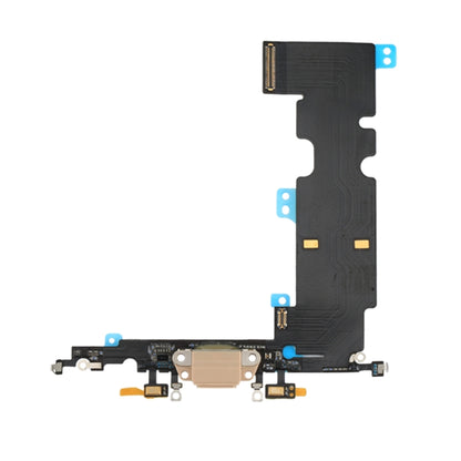 iPhone 8 Plus Charging Port Flex Cable Replacement (Gold) - Compatible, Fully Tested, Installation Required