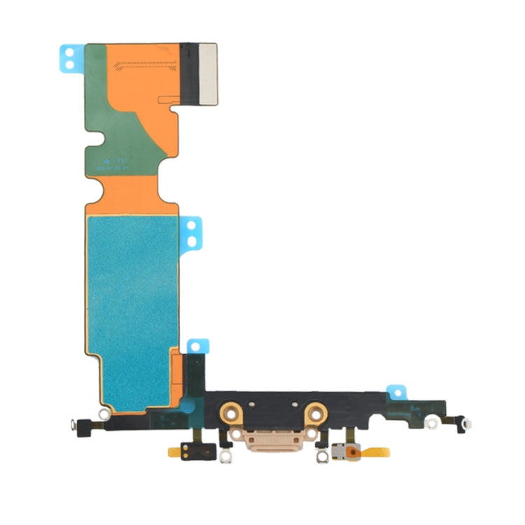 iPhone 8 Plus Charging Port Flex Cable Replacement (Gold) - Compatible, Fully Tested, Installation Required