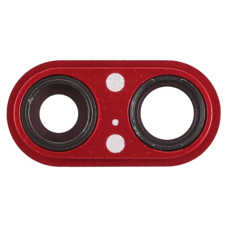 iPhone 8 Plus Back Camera Bezel & Lens Cover Replacement (Red) - Quality Checked & Compatible