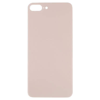iPhone 8 Plus Gold Back Battery Cover Replacement with Easy Adhesive, Big Camera Hole - Professional Installation Recommended