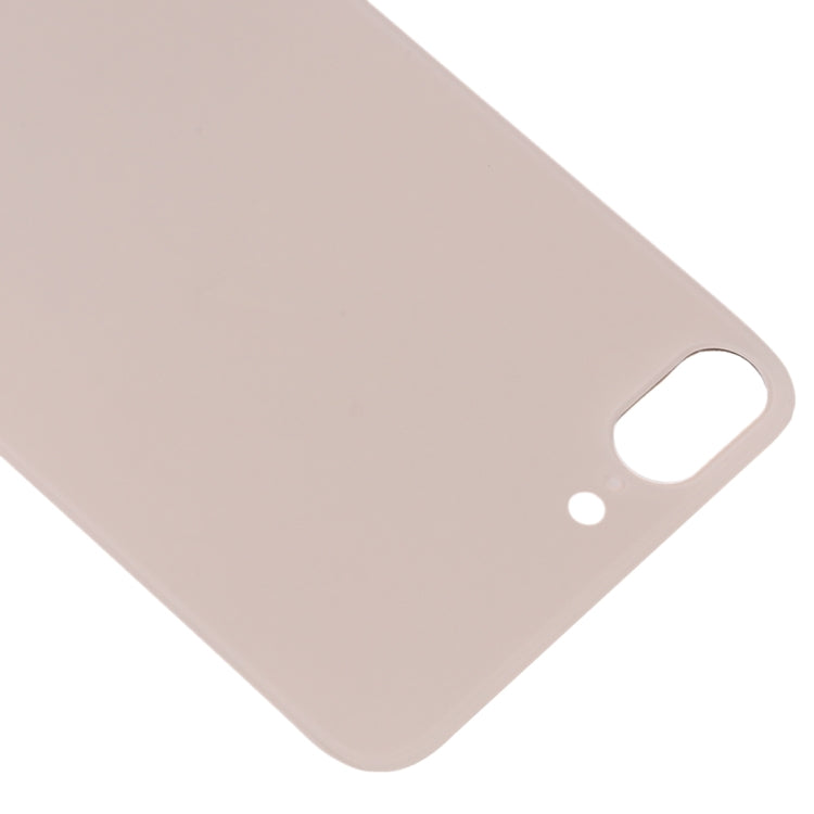 iPhone 8 Plus Gold Back Battery Cover Replacement with Easy Adhesive, Big Camera Hole - Professional Installation Recommended