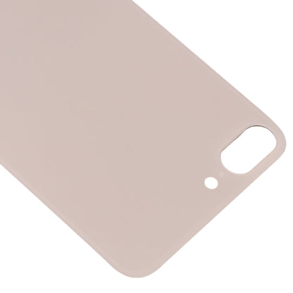 iPhone 8 Plus Gold Back Battery Cover Replacement with Easy Adhesive, Big Camera Hole - Professional Installation Recommended