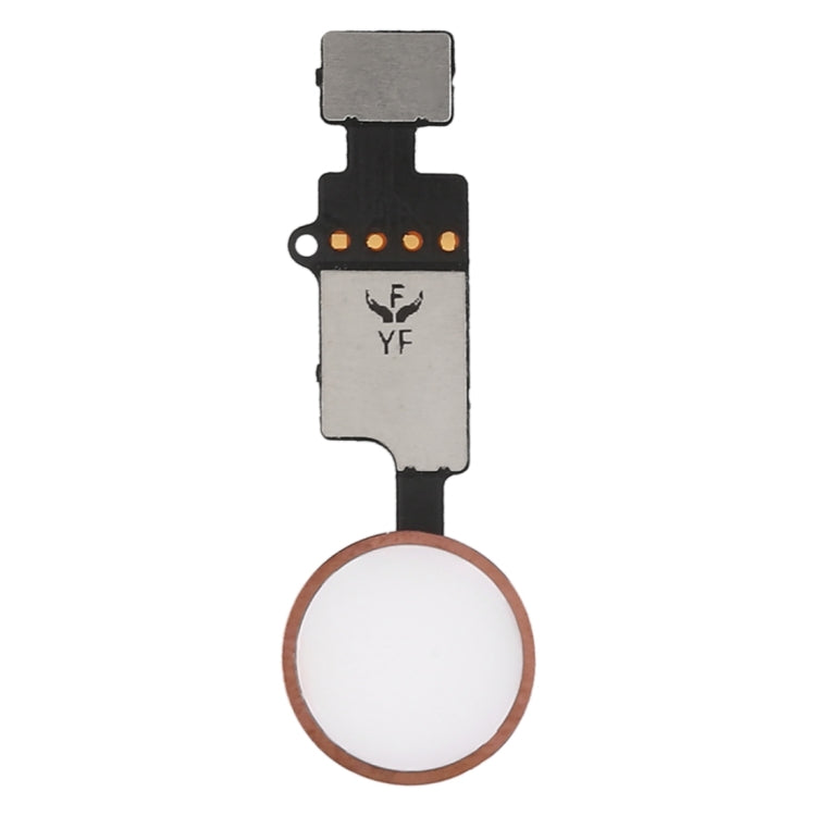 Replacement Home Button with Flex Cable (3rd) for iPhone 8 Plus / 8 / 7 Plus / 7 (Not Fingerprint Compatible, Pink)