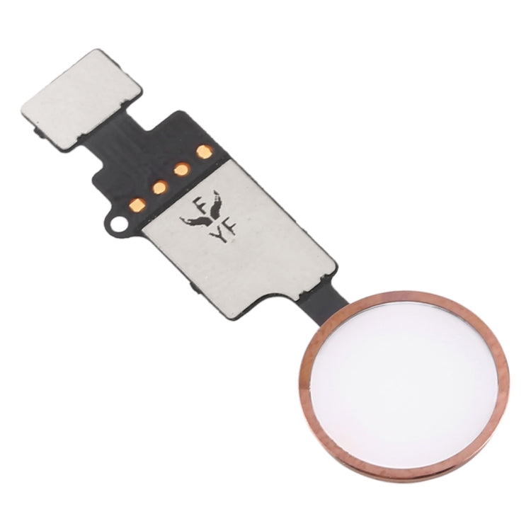 Replacement Home Button with Flex Cable (3rd) for iPhone 8 Plus / 8 / 7 Plus / 7 (Not Fingerprint Compatible, Pink)