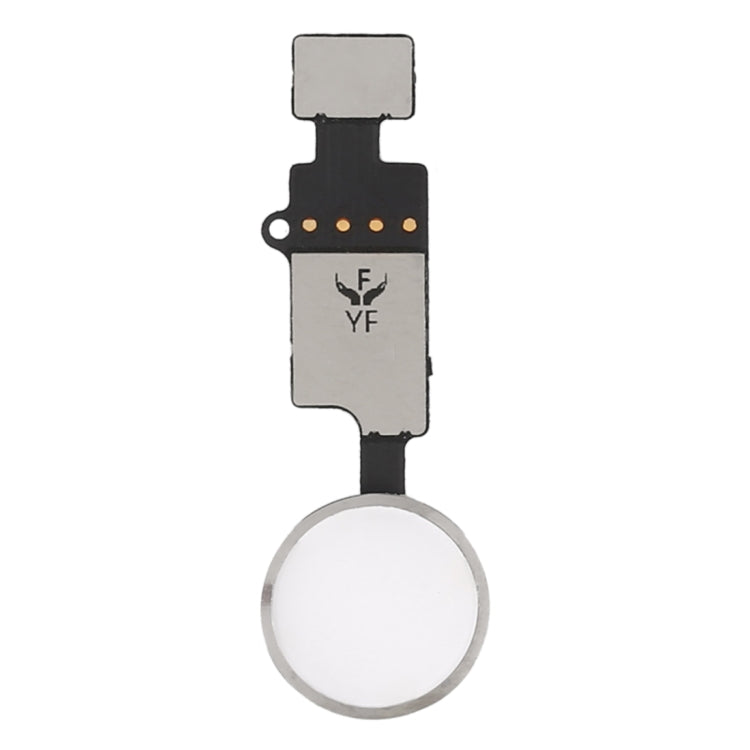 iPhone 8 Plus / 7 Plus / 8 / 7 Home Button (3rd) with Flex Cable - No Fingerprint ID Support (Silver)