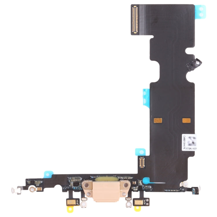Original Charging Port Flex Cable Ribbon Replacement for iPhone 8 Plus (Gold) - Fully Tested, Professional Installation Recommended