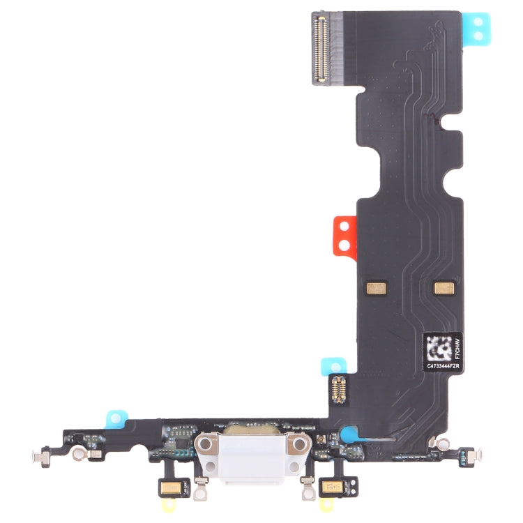 Original Light Grey Charging Port Flex Cable Ribbon for iPhone 8 Plus - Replacement Part, Professional Installation Recommended