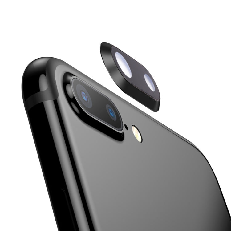 High-Quality Black Rear Camera Lens Ring Replacement for iPhone 8 Plus - Perfect for Broken Lenses