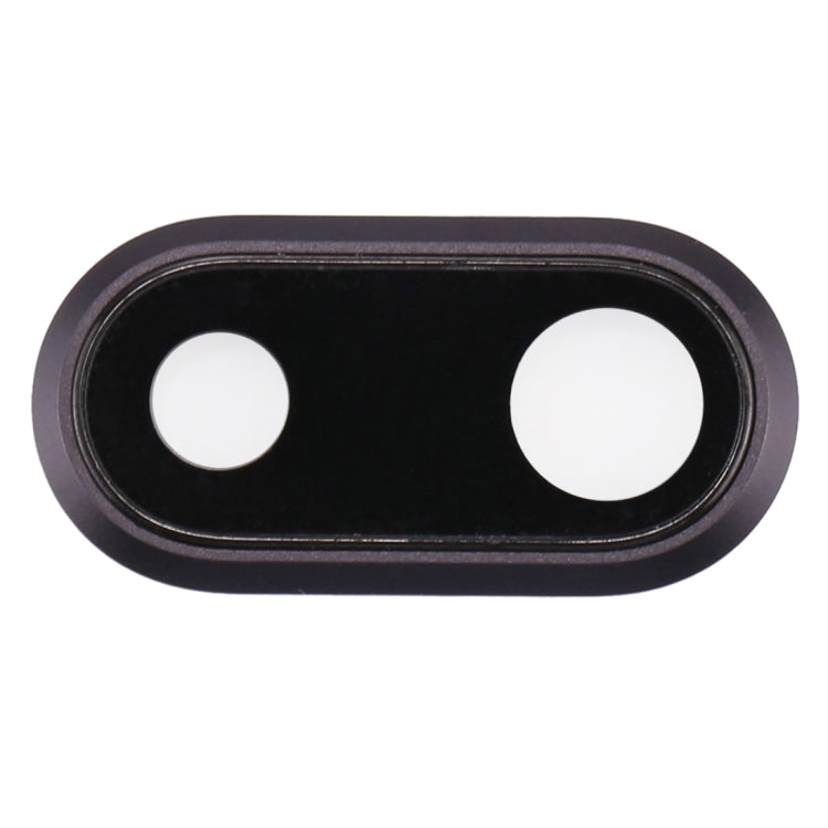 High-Quality Black Rear Camera Lens Ring Replacement for iPhone 8 Plus - Perfect for Broken Lenses
