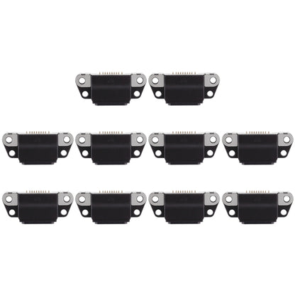 10 PCS Black Charging Port Connector for iPhone 8 Plus / 8 - High Quality Replacement Parts