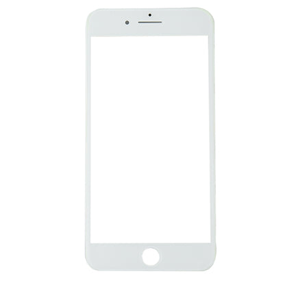 iPhone 8 Plus Front Screen Outer Glass Lens with LCD Bezel Frame & OCA Adhesive (White) - Replacement Part